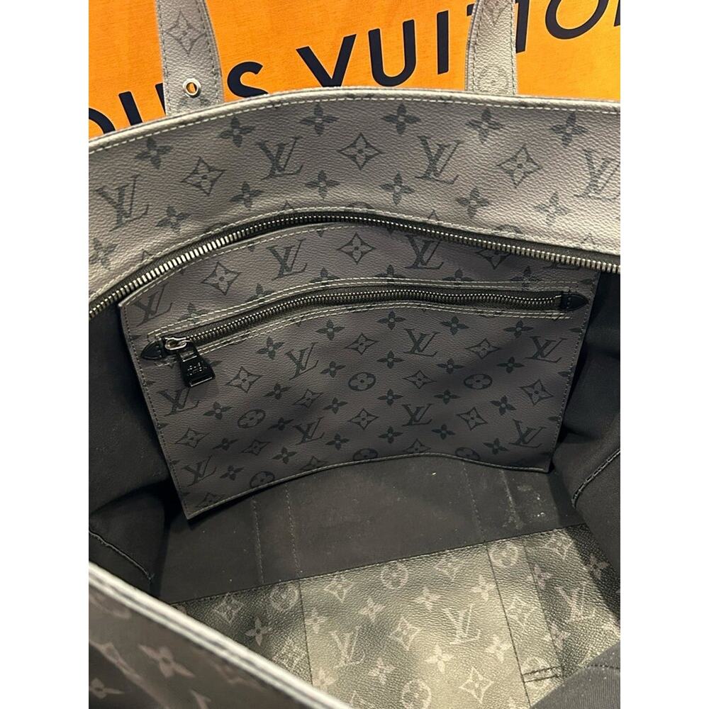 Louis Vuitton Monogram Eclipse New Cabas Tote Gm … - image 8